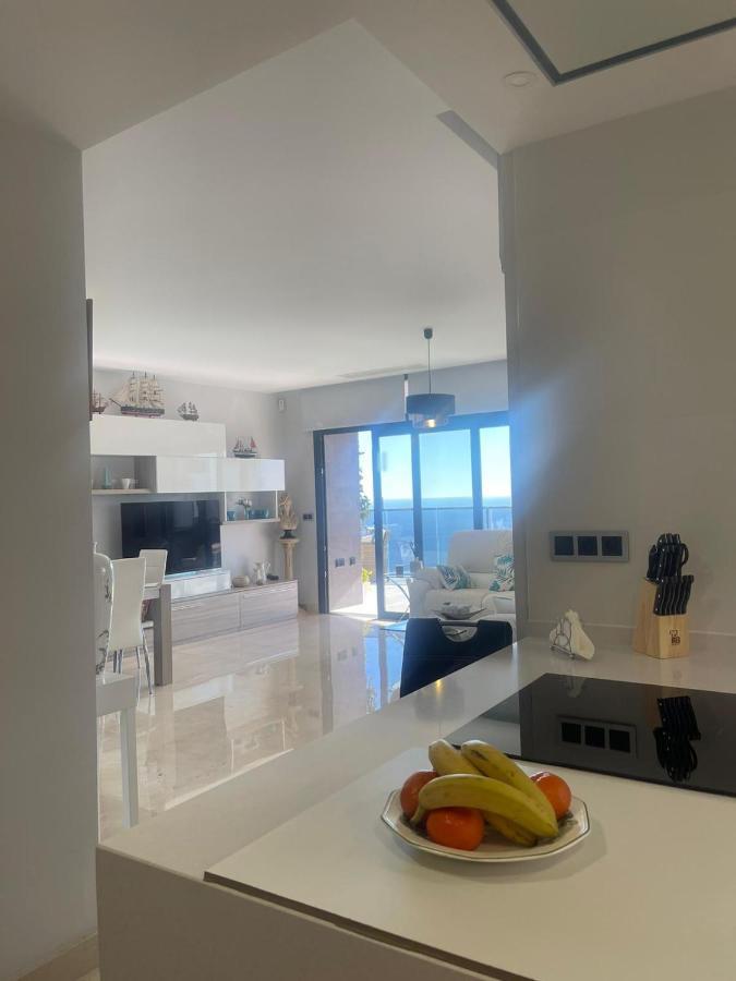 Sunset Waves Benidorm Julieta Vistas Al Mar Premium 200 Mt2 Con Jacuzzi En Terraza公寓 外观 照片