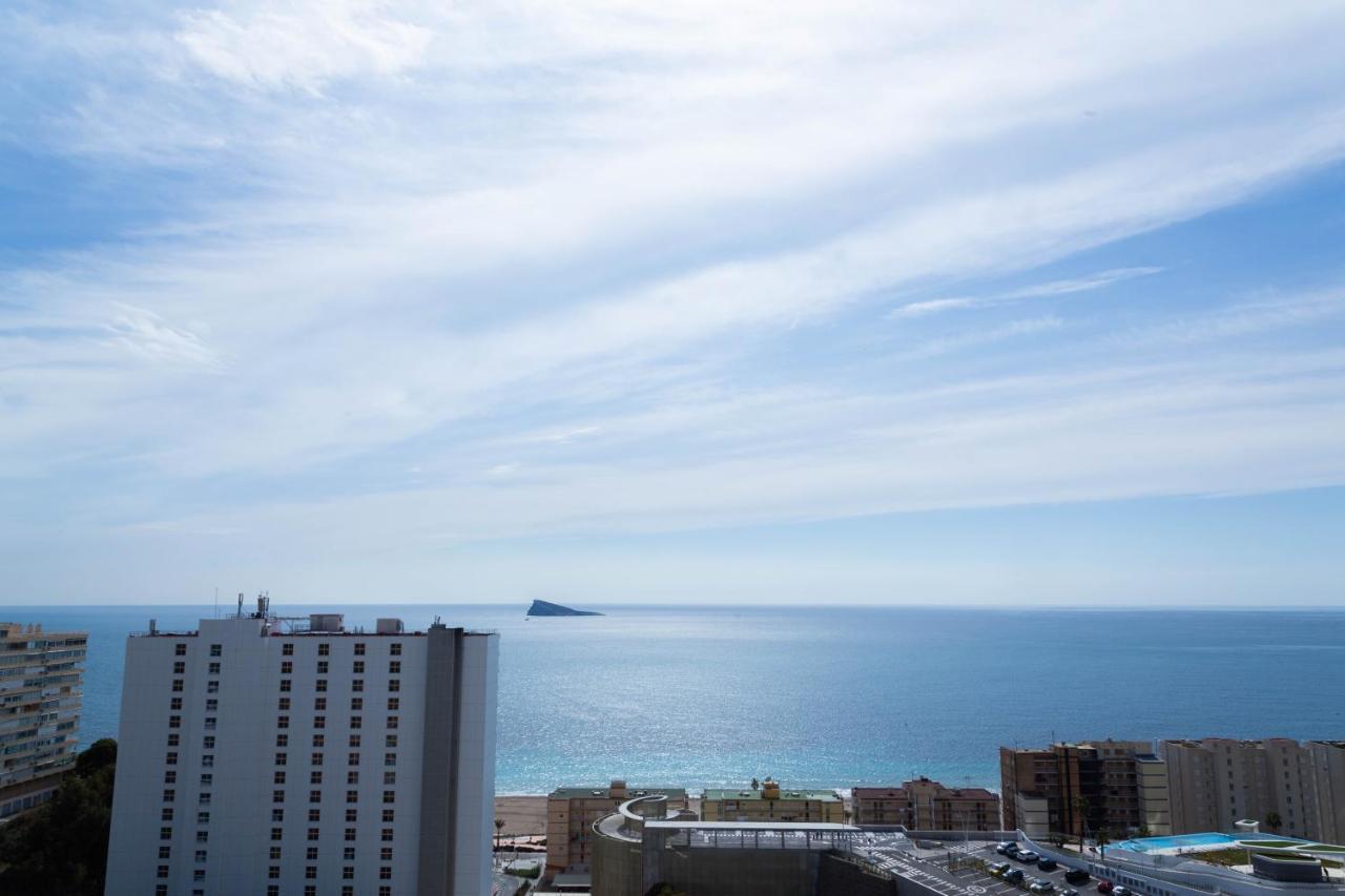 Sunset Waves Benidorm Julieta Vistas Al Mar Premium 200 Mt2 Con Jacuzzi En Terraza公寓 外观 照片