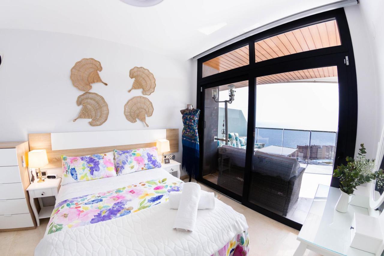 Sunset Waves Benidorm Julieta Vistas Al Mar Premium 200 Mt2 Con Jacuzzi En Terraza公寓 外观 照片