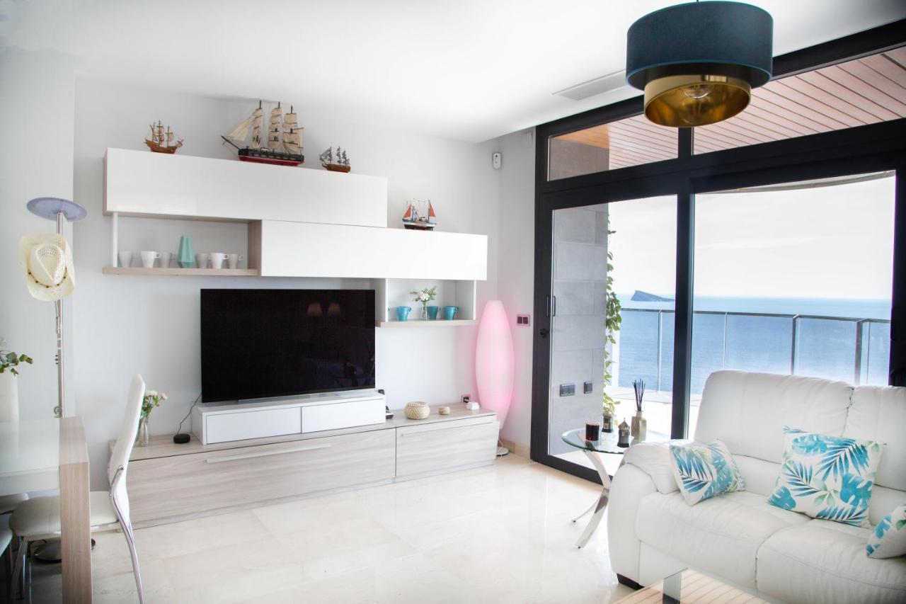 Sunset Waves Benidorm Julieta Vistas Al Mar Premium 200 Mt2 Con Jacuzzi En Terraza公寓 外观 照片