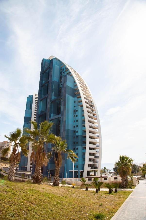 Sunset Waves Benidorm Julieta Vistas Al Mar Premium 200 Mt2 Con Jacuzzi En Terraza公寓 外观 照片