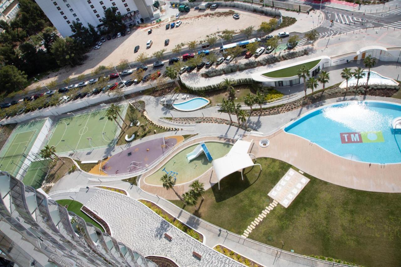 Sunset Waves Benidorm Julieta Vistas Al Mar Premium 200 Mt2 Con Jacuzzi En Terraza公寓 外观 照片